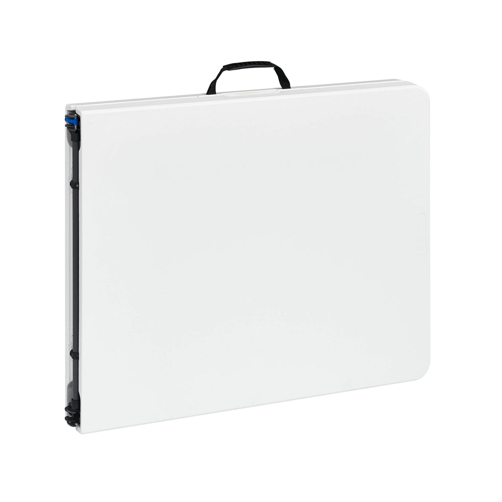 White 6 Foot Fold-in-Half Plastic Table A19779