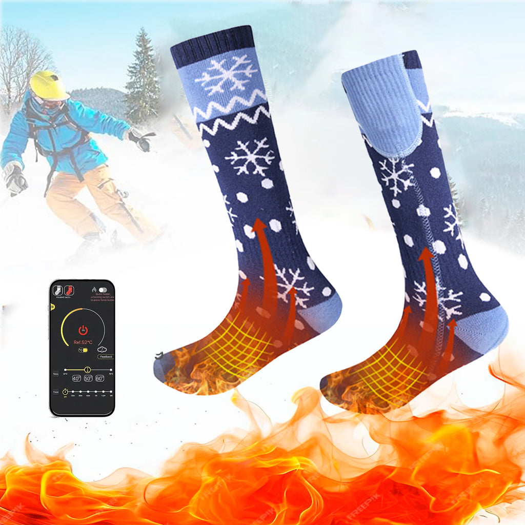 5000mAh Rechargeable Heated Socks F22593