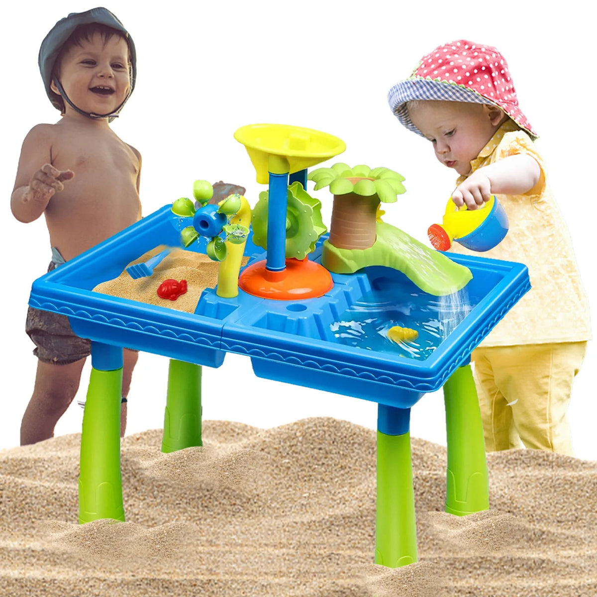 Water Tables for Toddlers Outdoor Sand Toys 38Pcs Set A173