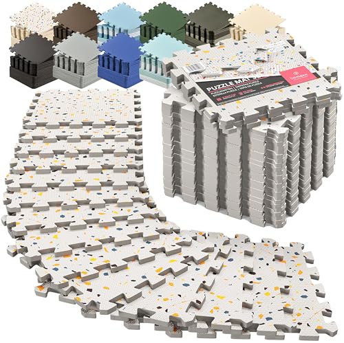 Interlocking EVA Soft Foam Floor Mat 18 Pieces Puzzle Tiles R67902