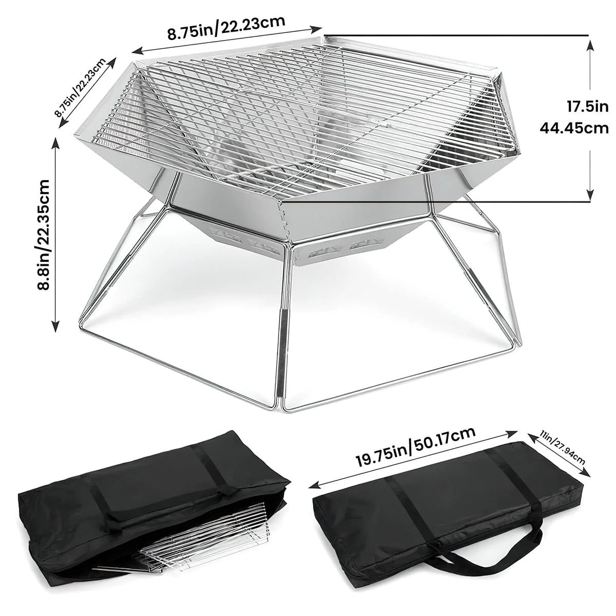 Portable Charcoal Grill D88878