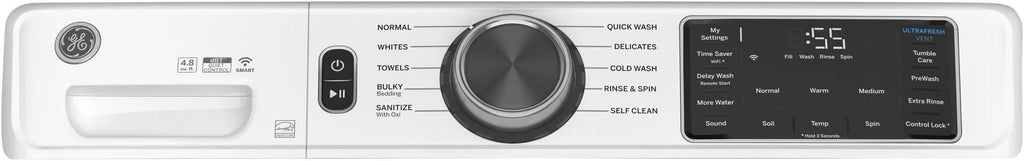 White Front Loading Washer C10195