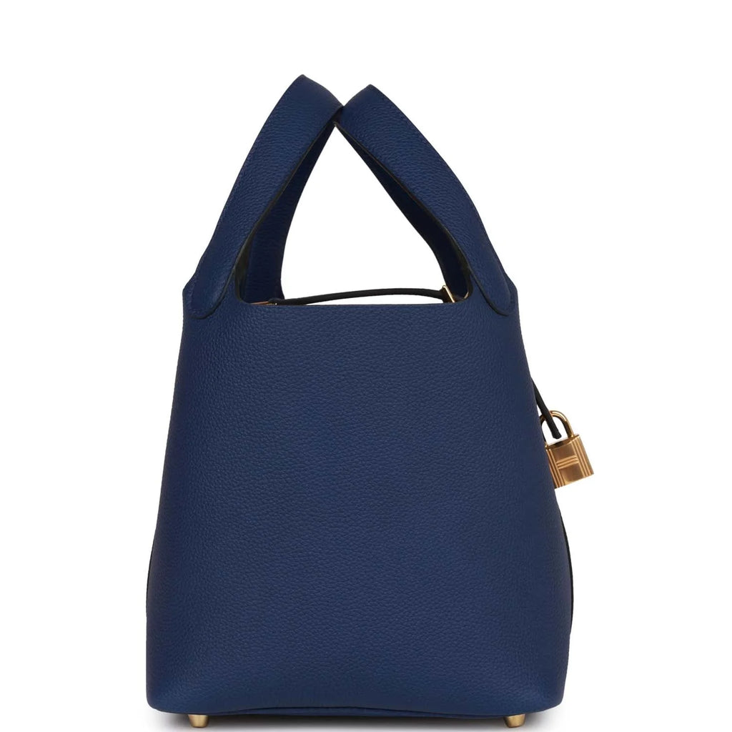 Bleu Saphir Clemence 18 Handbag S795