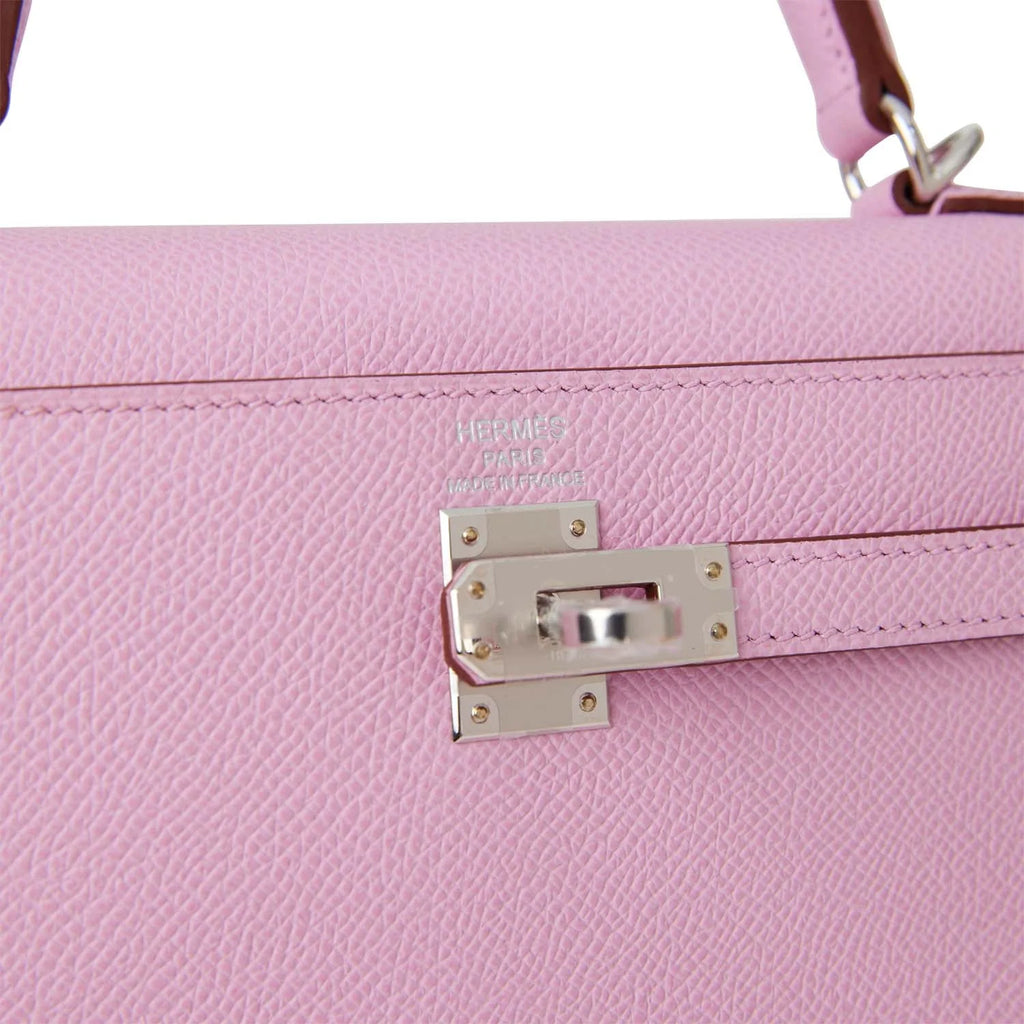 Mauve Sylvestre Epsom Palladium Hardware Handbag P66810