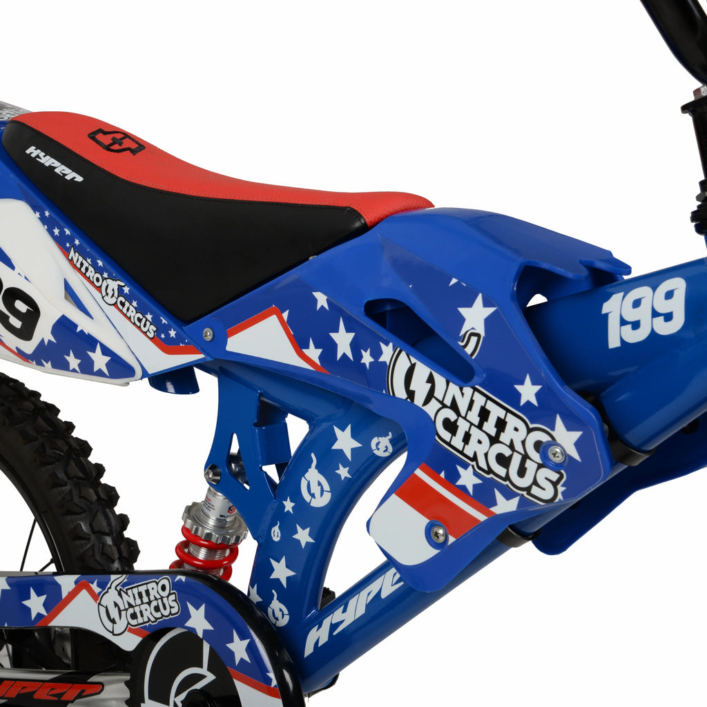 16 Blue Kids Motorbike C406831