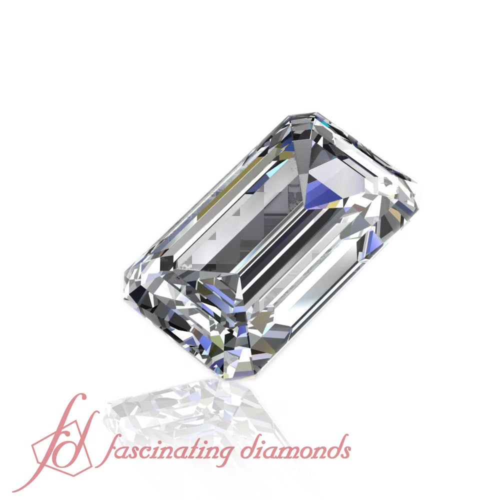 Emerald Cut Real Diamond K405