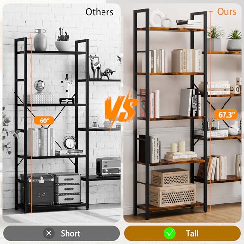 5 Tier Bookshelf with 14 Open Shelves P25336