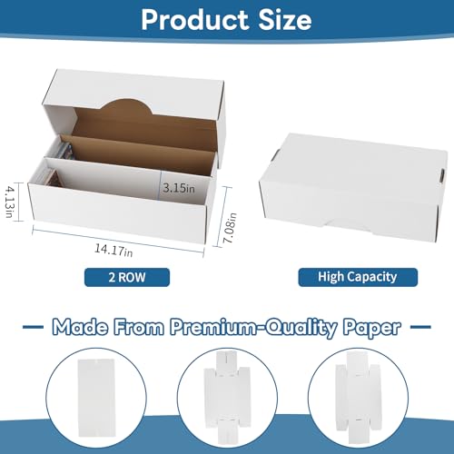 6 Set Cardboard Card Storage Box U288814