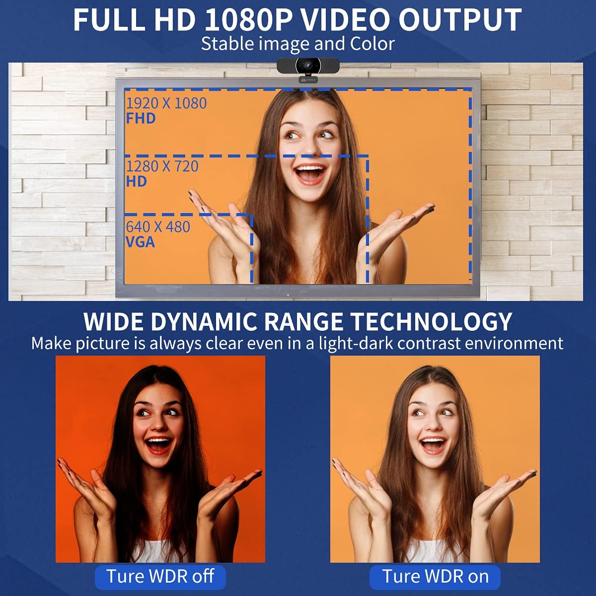 3 in 1 Full HD 1080P Webcam G4023