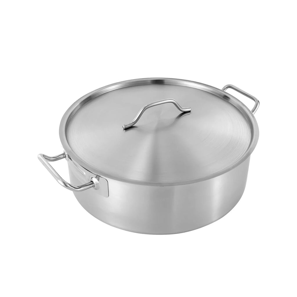 11 Quart Stainless Steel Stockpot with Lid W4201