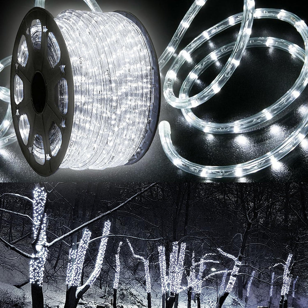 150' Cool White LED Rope Lights M684