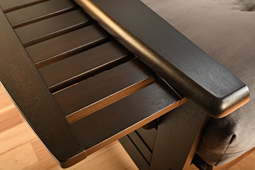 Full Size Futon with Storage Drawers in Espresso Finish Y9363