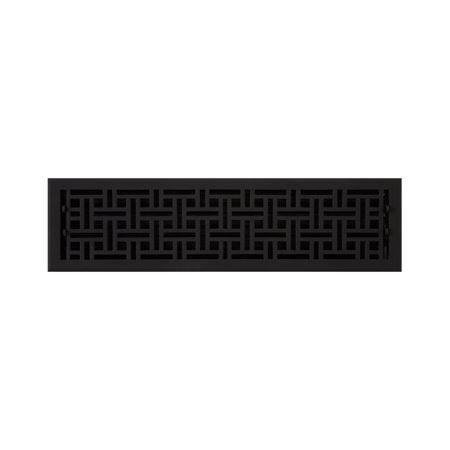 Black Cast Iron Floor Register I7766