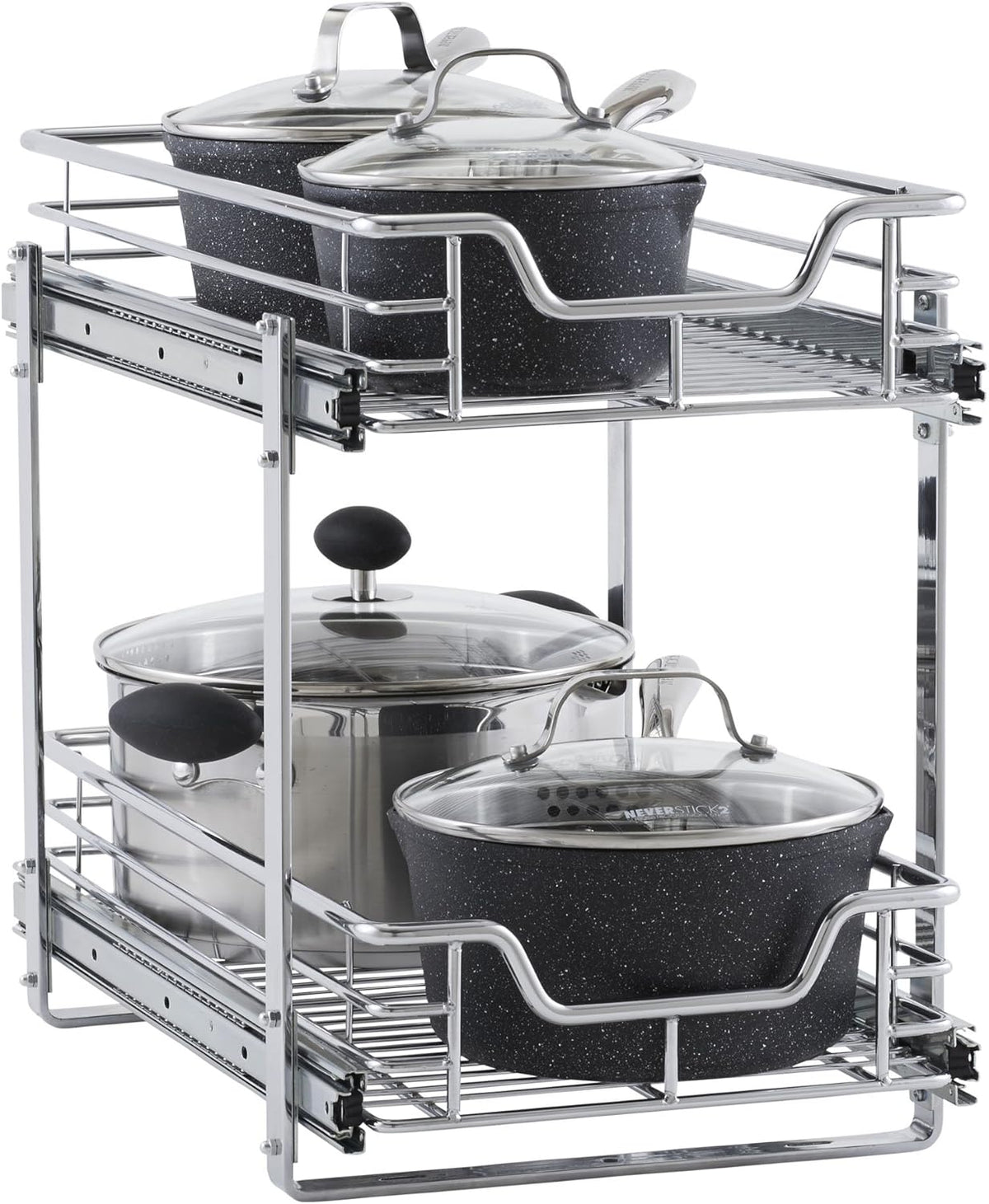 2-Tier Sliding Cabinet Organizer A59471