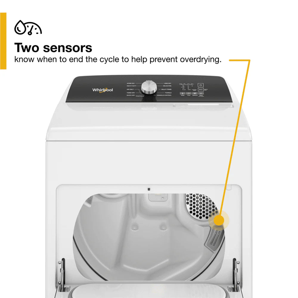 White Top Load Gas Dryer I853