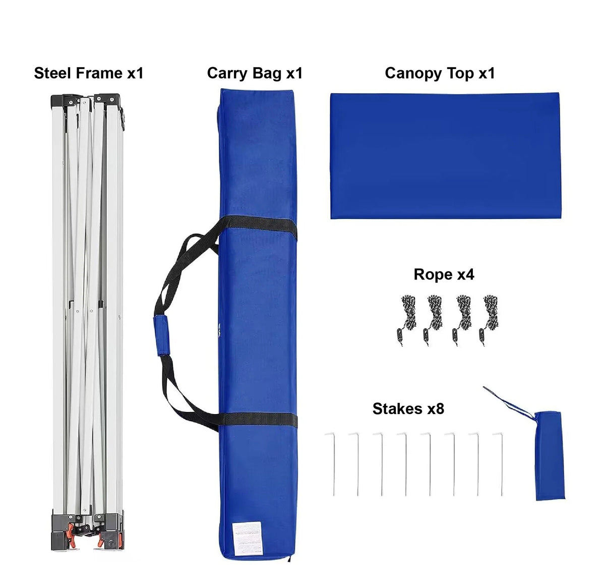 10' x 10' Blue Pop-up Canopy A1917
