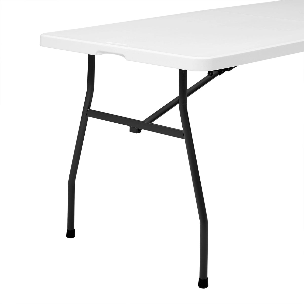 White 6 Foot Fold-in-Half Plastic Table A19779