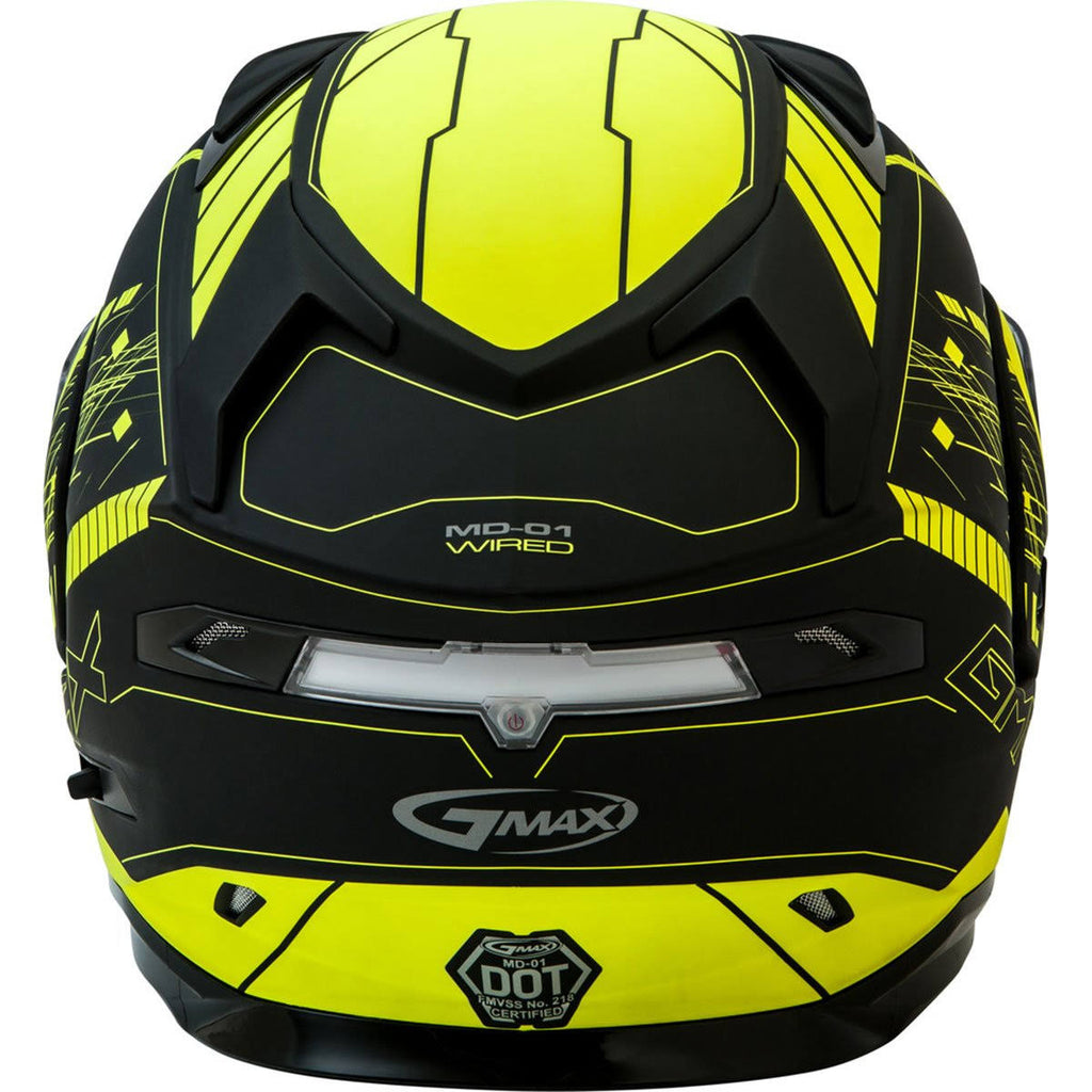 Modular Wired Snow Helmet Black/Neon Orange Medium J31271