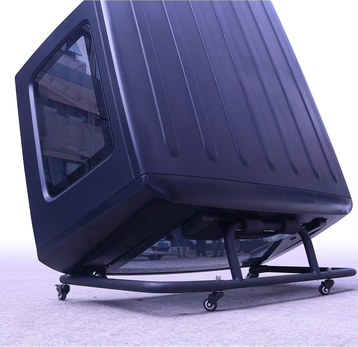 Black 52x27x14 inch Sliding Cart Rack U9460