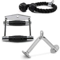 Double D Handle Tricep Rope V-shaped Bar Cable Attachment Combo O4795