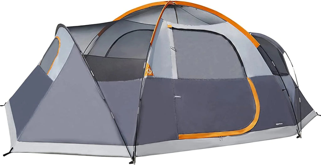 4/8 Person Dome Camping Tent with Rainfly and Carry Bag F8112
