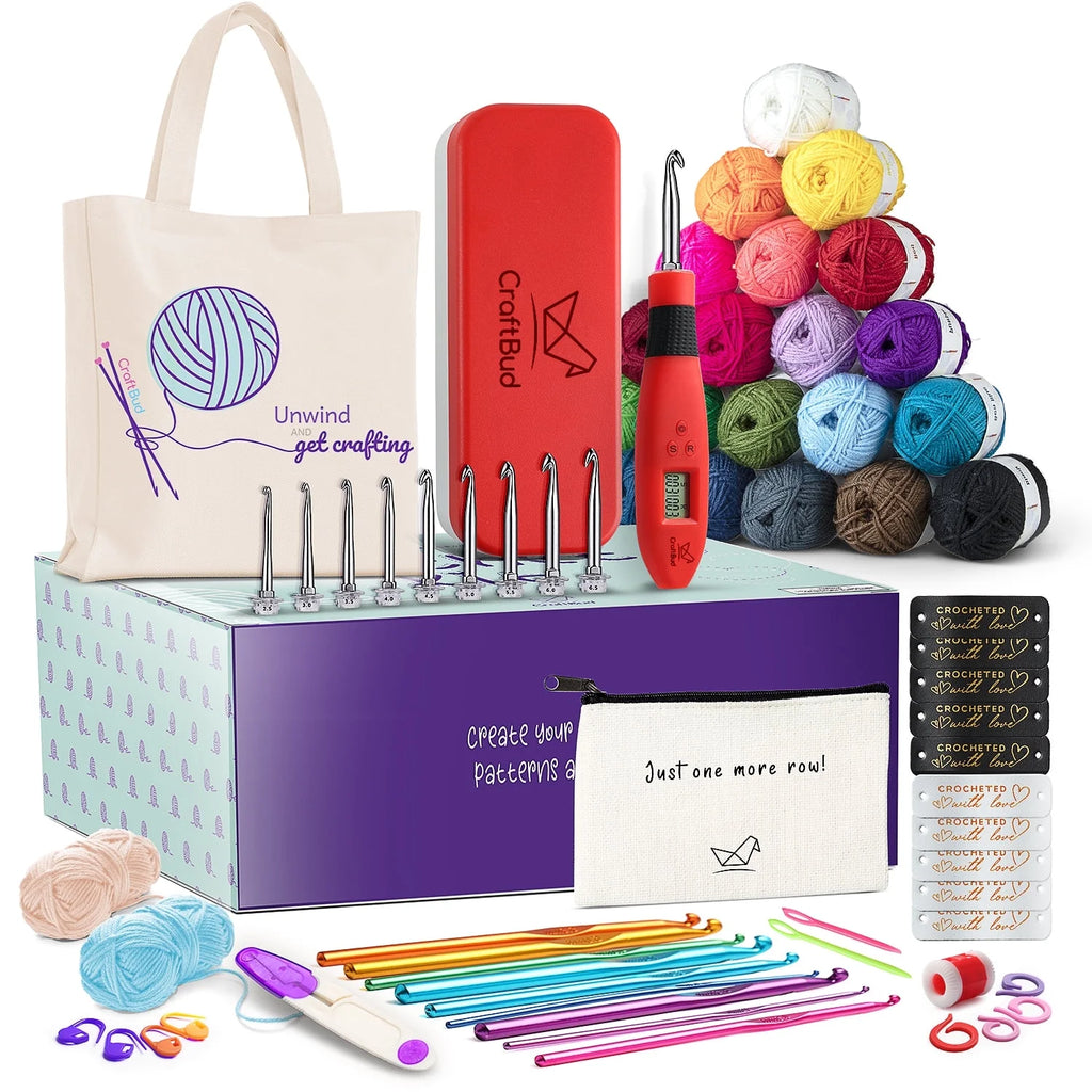 Mini Crochet Set Kit With Yarn And Crochet Hook Set 68pc V44693