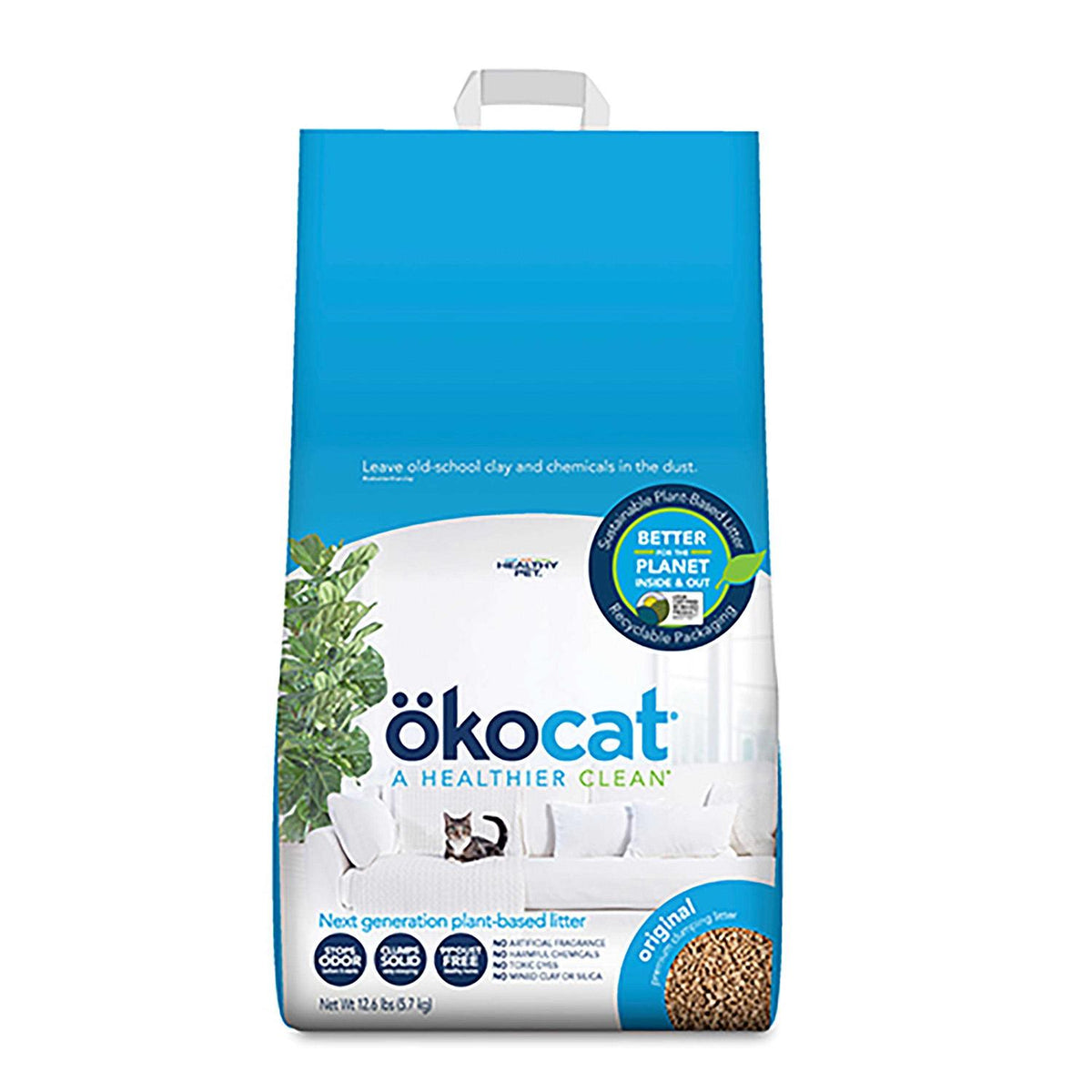 Natural Wood Clumping Cat Litter V371