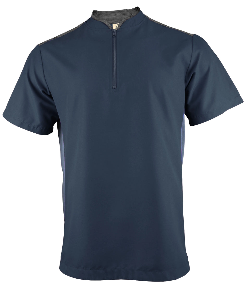 Polyester 1/4 Zip Baseball Batting Jacket N7138
