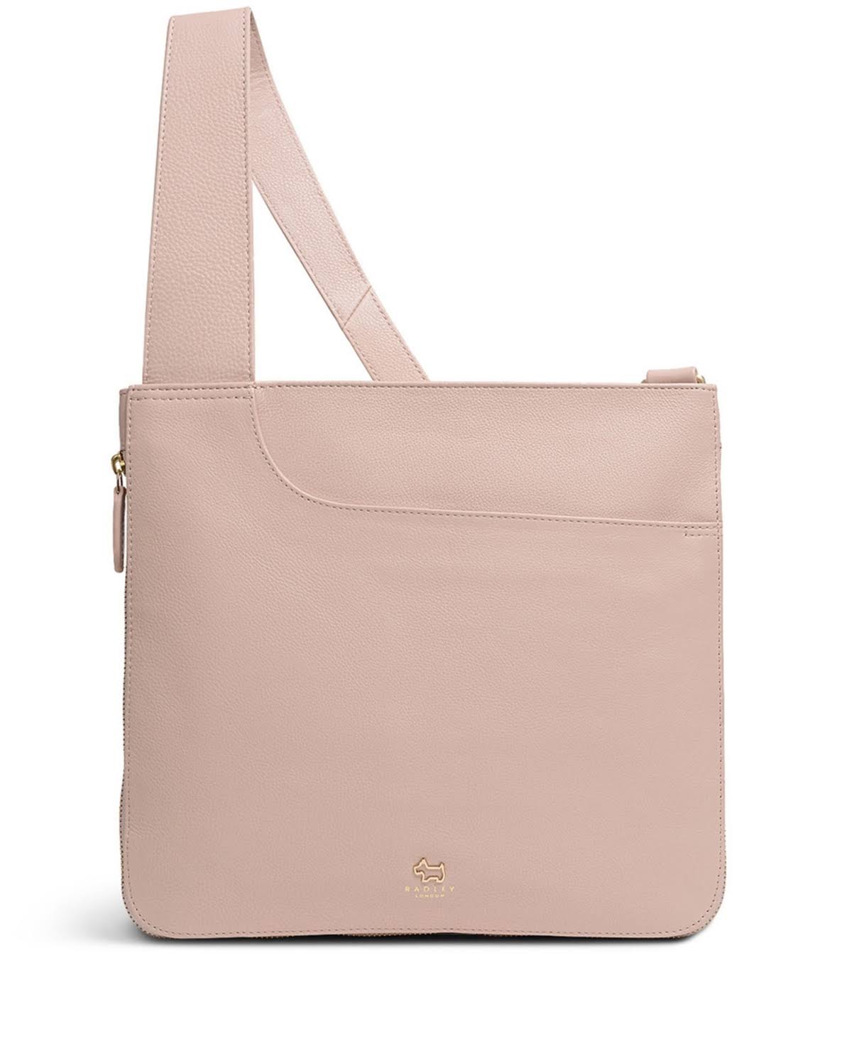Large Zip Around Leather Crossbody D519
