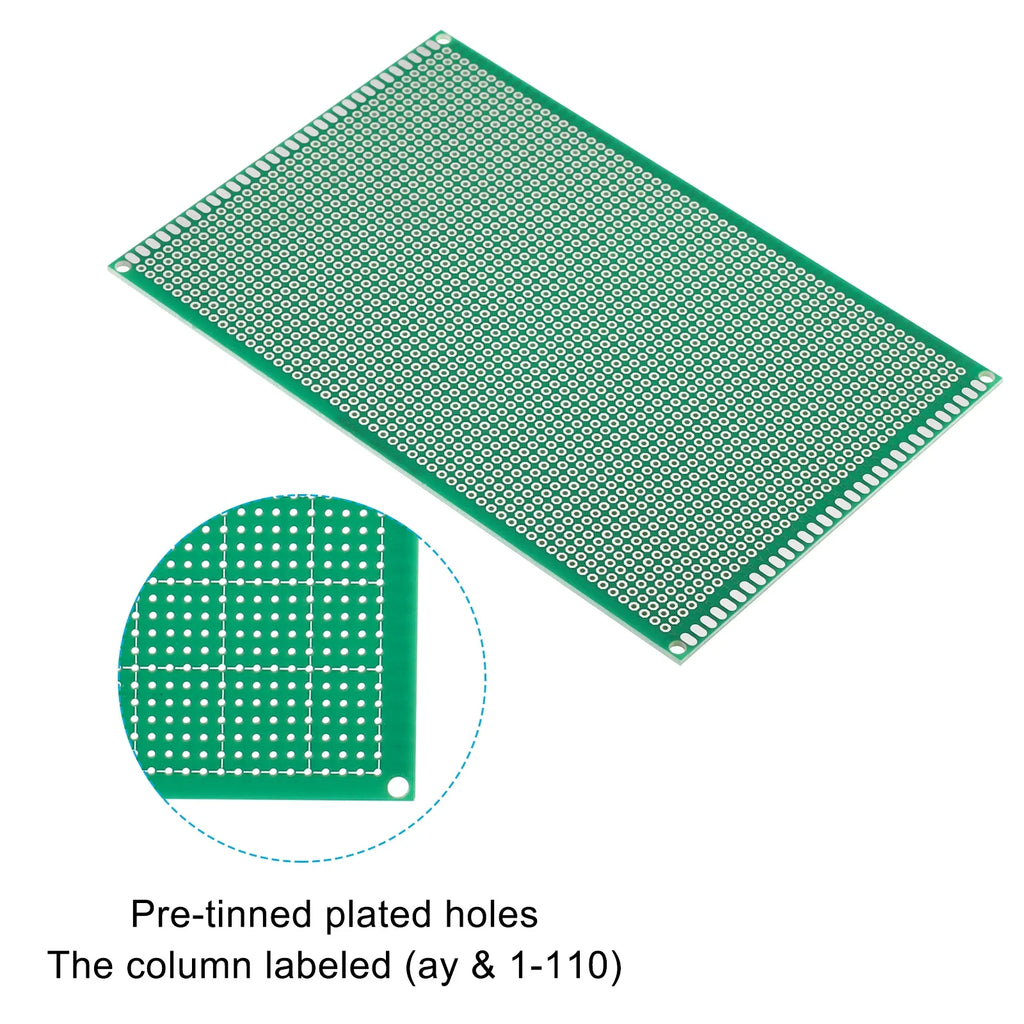 5.9" x 5.5" Green 8 Pcs PCB Circuit Prototype Perfboard Solder Boards G8137