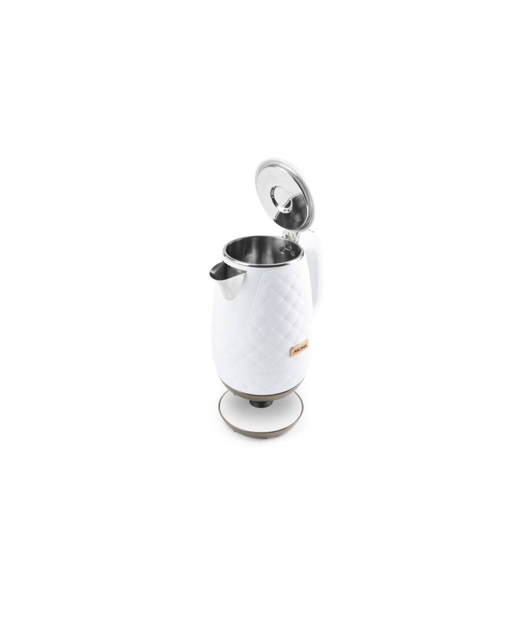 White 1.2L Stainless Steel Electric Water Kettle J498
