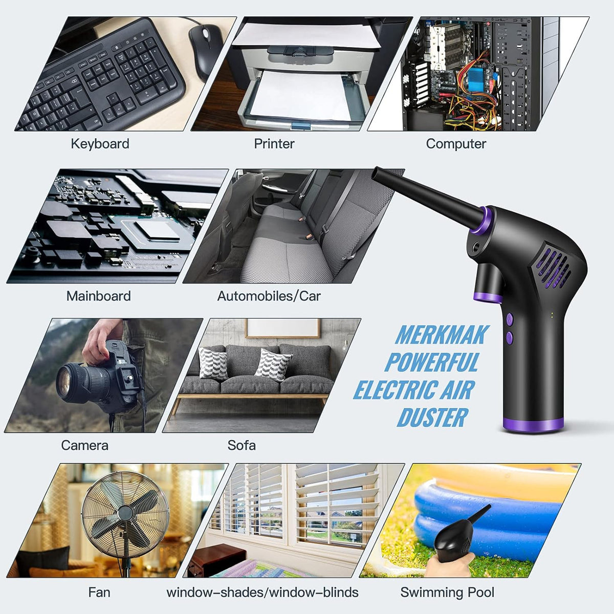 Cordless Rechargeable Air Duster U127625