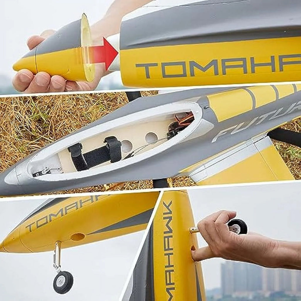 Yellow 64MM EDF 6 Channel RC Sport Jet N88094