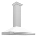 48 Inch Stainless Steel Range Hood with White Matte Shell N652882