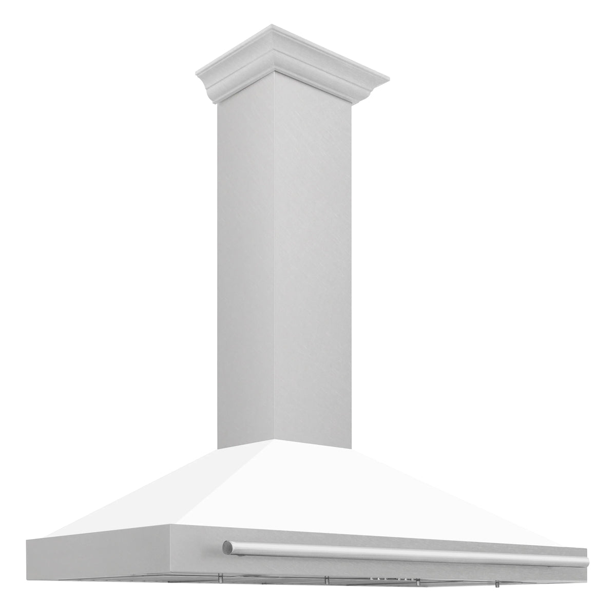 48 Inch Stainless Steel Range Hood with White Matte Shell N652882