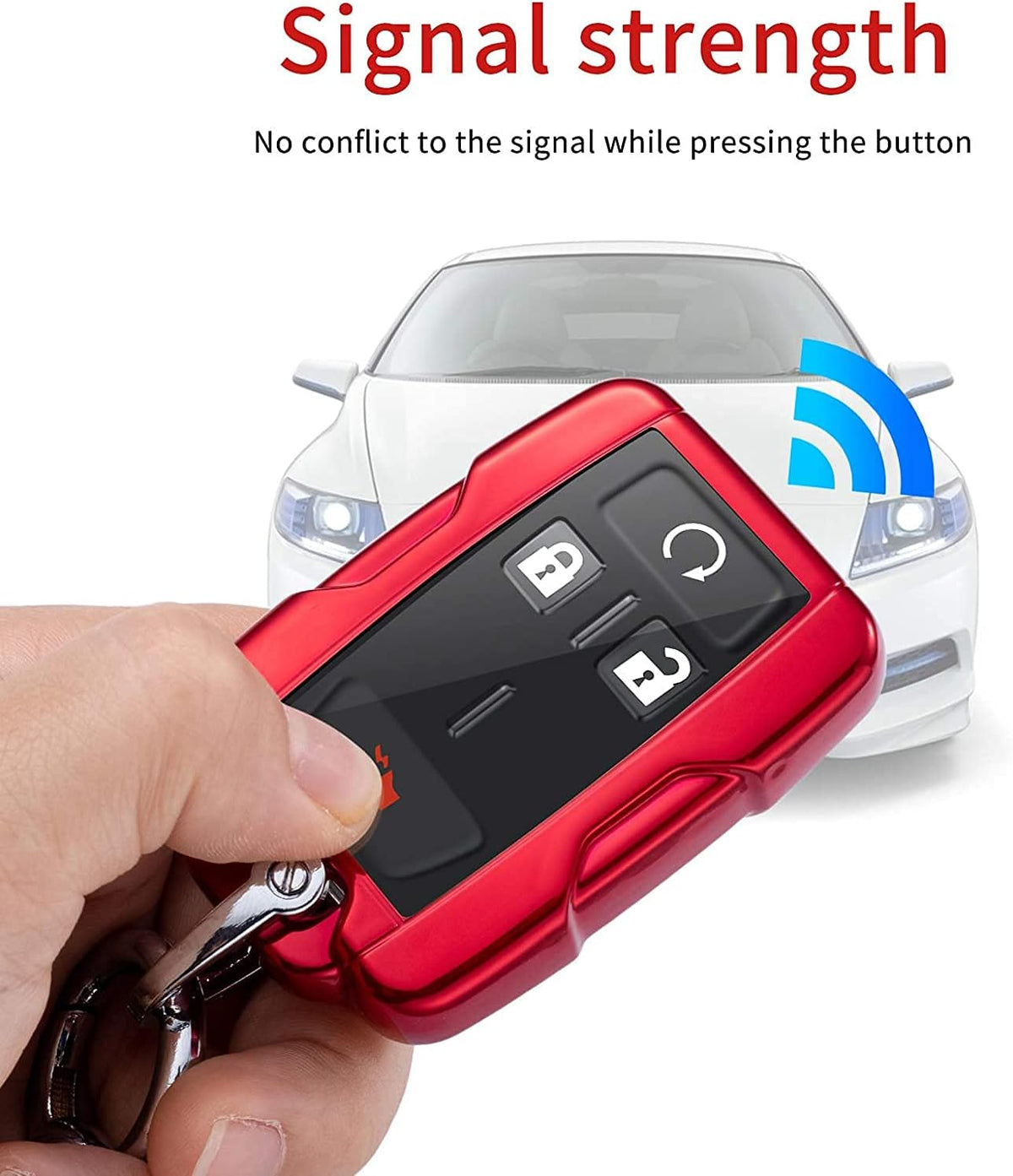 Key Fob Cover Case Smart Remote 3/4/5/6 Button Control Protector Z4581