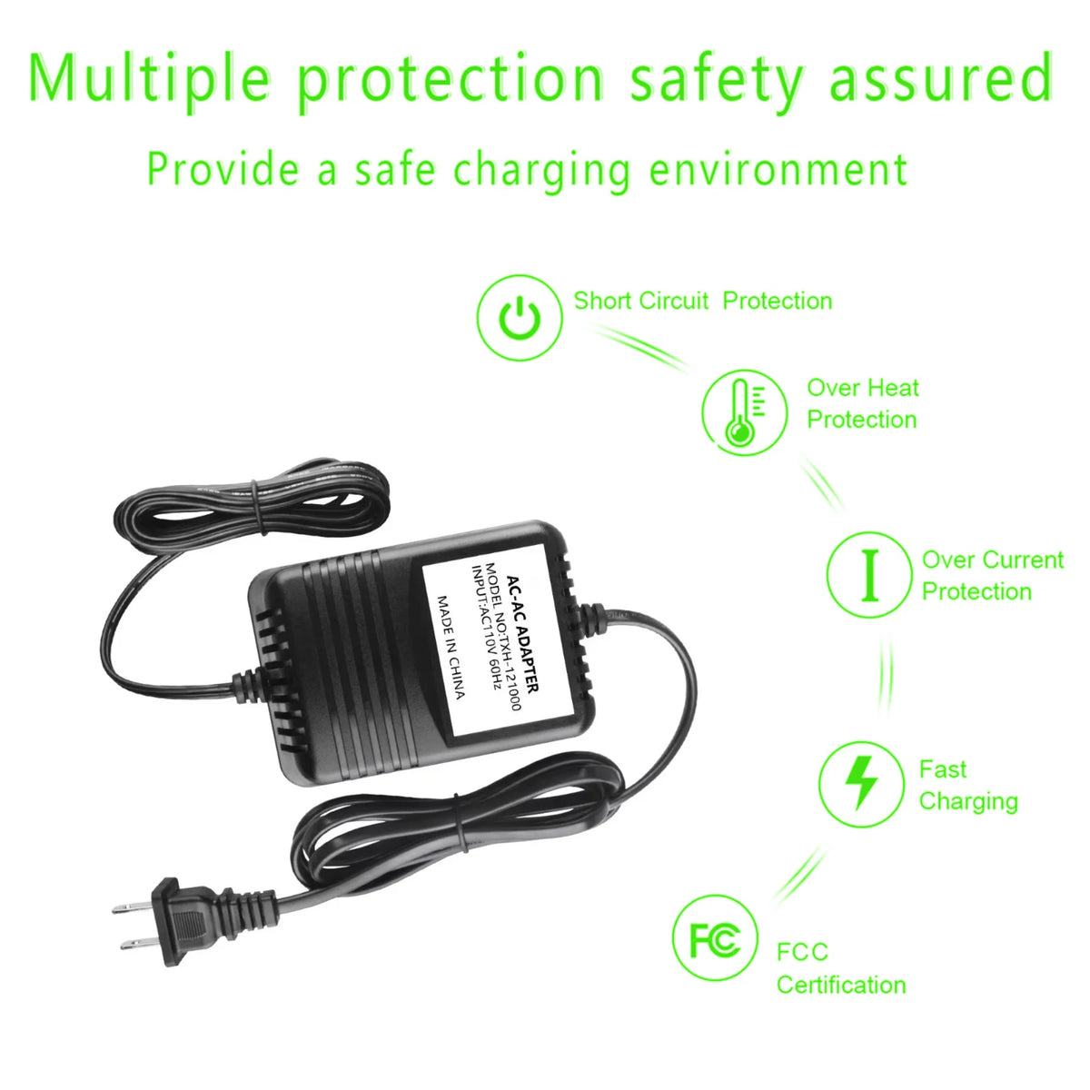 9V 2A AC-AC Adapter Charger A903059
