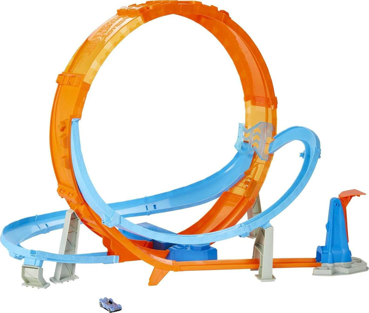 Track Set with 28-Inch Wide Track Loop, Launcher & 1:64 Scale Car Z78686