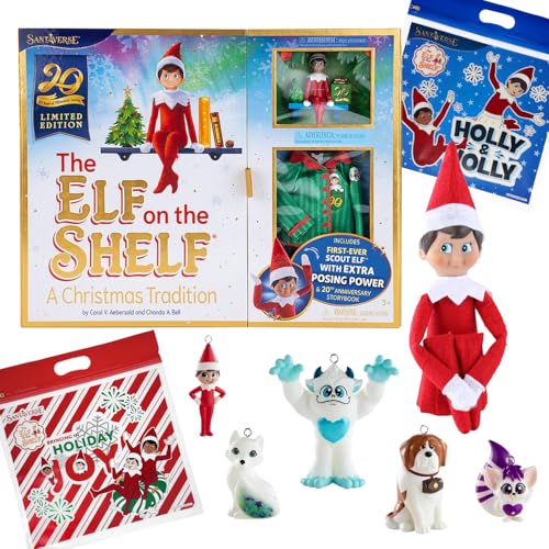 Scout Elf, Elf Pajamas, Ornaments, Storybook and Joy Bags V172