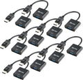 DisplayPort to VGA Adapter 10-Pack, Male to Female Converter Cable L4241