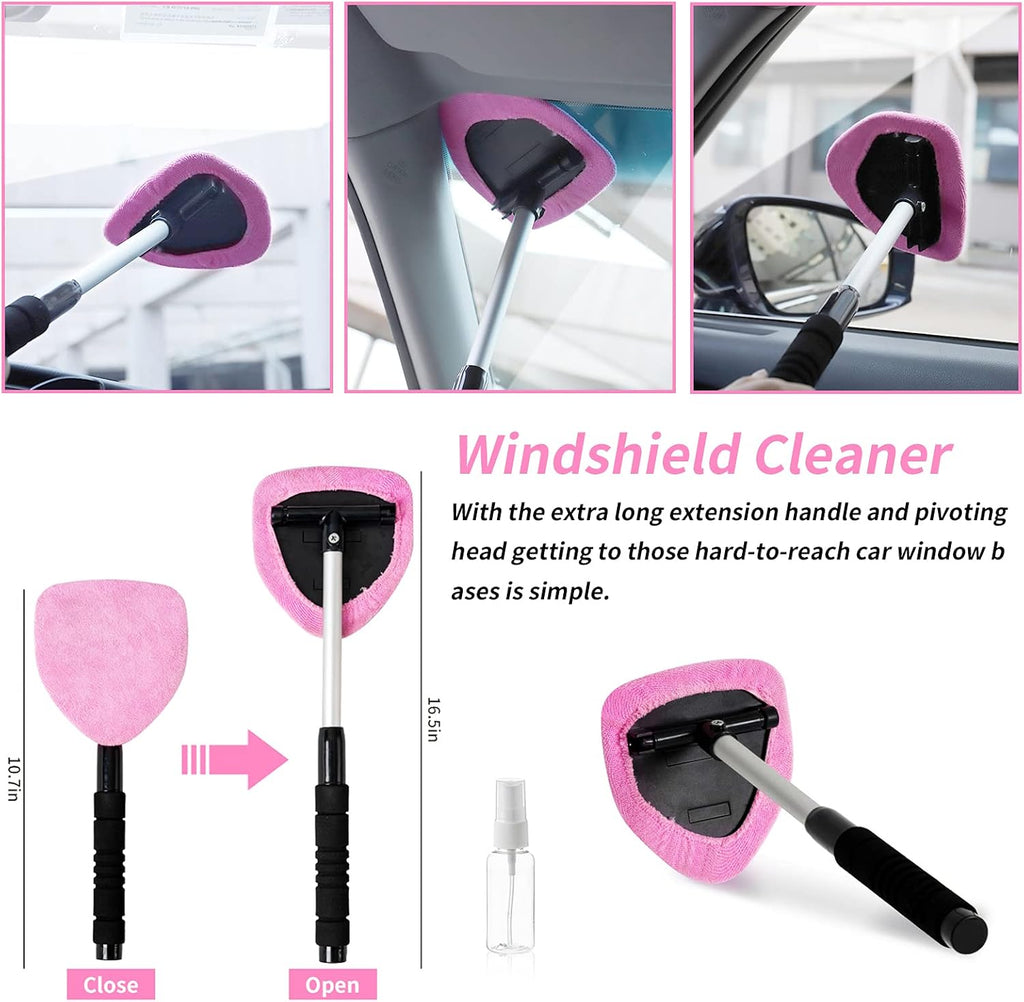 14Pcs Car Cleaning Kit with Handheld Vacuum, Cleaning Gel, Detailing Brush Set, Windshield Cleaner U322