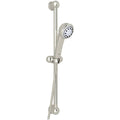 Polished Nickel Handshower Set with Slide Bar and 3-Function Handshower Q370