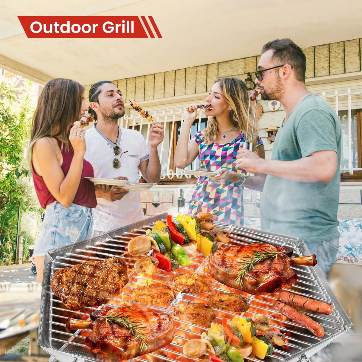 Portable Charcoal Grill D88878