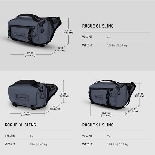 Compact Camera Sling and Crossbody Bag with Fast Access, 3-Way Carry (Wasatch Green) B760993