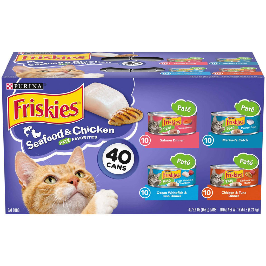 Seafood & Chicken Pate Variety Pack Wet Cat Food J2669