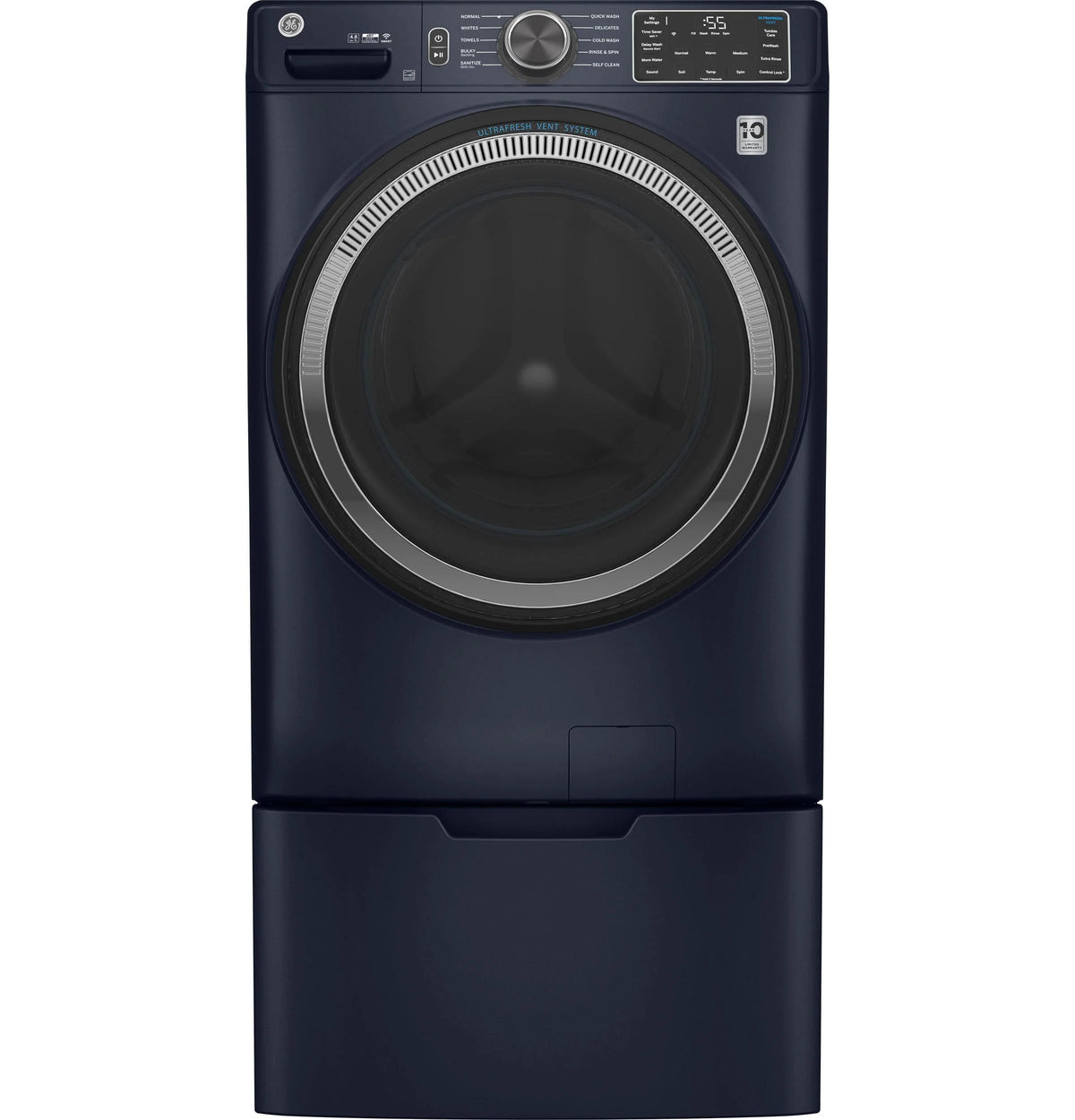 White Front Loading Washer C10195