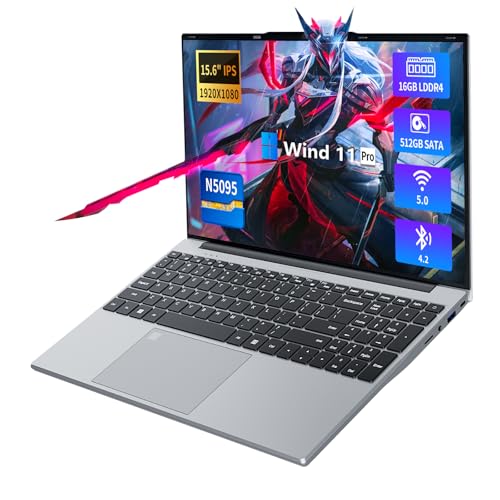 15.6 Inch 1920X1080 FHD IPS Gaming Laptop 16GB 512GB SSD Z2095