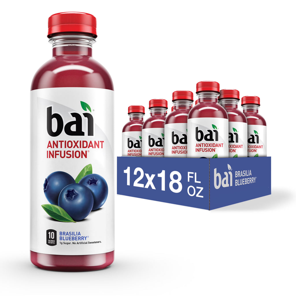 Gluten-Free Brasilia Blueberry Antioxidant Drink, 18 Fl Oz, 12 Pack Bottles I5553