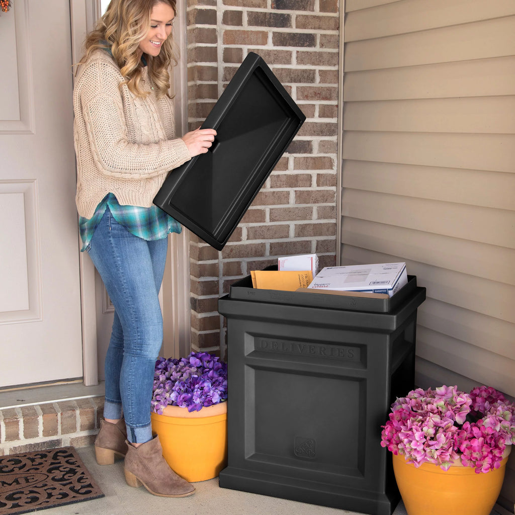 Black Parcel Delivery Box N52570