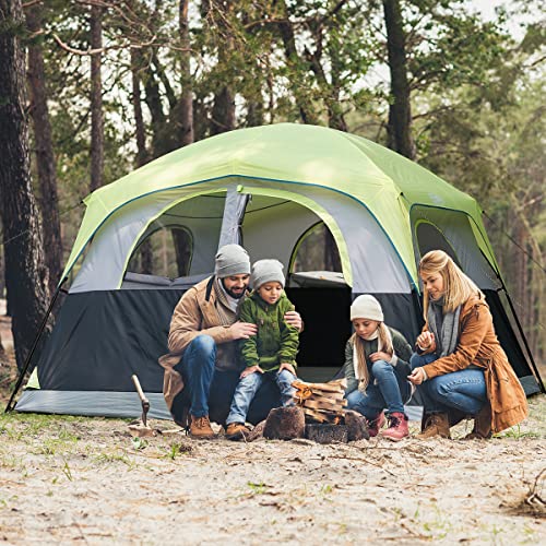 6 Person Waterproof Double Layer Family Camping Tent M35605